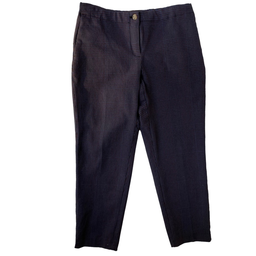 J. Jill Blue Plaid Pants Size 8P